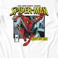 thumbnail image 3 of Marvel Spider-Man Brand New Day Men's Spidey New Comic Swing T-Shirt (Bright White, S-XXXL), 3 of 4