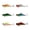 A, variant on Metal Fishing Spoon Lure with Glossy Finish for Bass, Trout, Walleye, Crappie, Pike(2 PCS)
