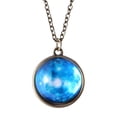 thumbnail image 2 of Fiudx Collar En Colgante Del Sistema Solar y Galaxia En Cristal de Doble Cara., 2 of 4