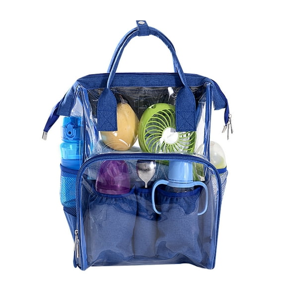 School Supplies Clearance Clear Backpack Heavy Duty,PVC Large Capacity Transparent Backpack School Bag Beach Bag Waterproof Bag