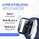 thumbnail image 4 of Correa para Apple Watch de 42mm / 44mm de Silicón + Case Protector de pantalla con Cristal Templado. Mamá Pulpo Silicón con case, 4 of 4