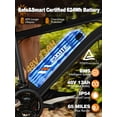thumbnail image 2 of ESKUTE M200P Electric Bike for Adults, 21-Speed Gear 27.5" Mountain Ebike, 1200W Peak Brushless Motor 28MPH, 48V 13Ah, with NFC Unlock, Step Over E-Bicycle, Black with Fender & Rack & Lock, UL2849, 2 of 6