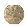 thumbnail image 3 of Gild Design House Cadence Round Metal Table Vase Small Gold, 3 of 3