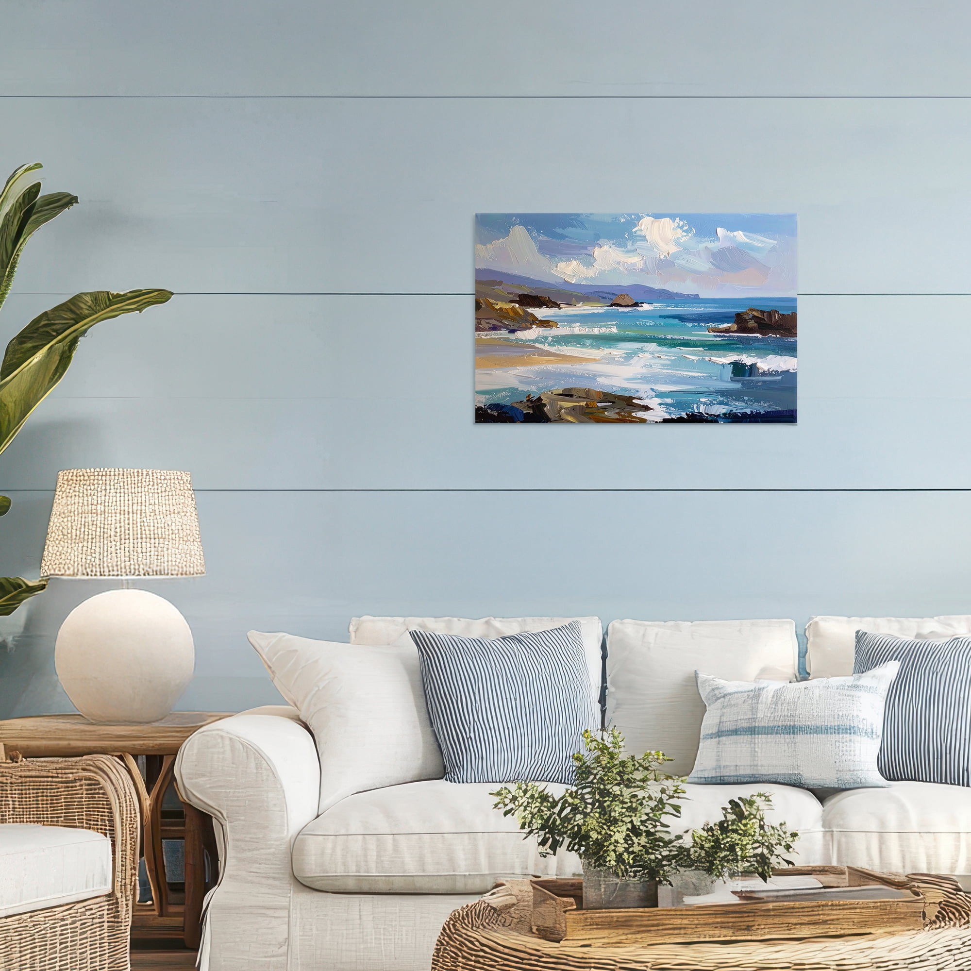 Stupell Industries From Sky To Sea Canvas Wall Art, design by Alonza Saunders