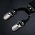 thumbnail image 2 of Clip de seda de marca en tirantes para hombre, tirantes, corbatín, pañuelo, gemelos, conjunto de broche para hombres, ajuste ajustable de 160 cm a 195 cm de altura 3049-0090 Kaili Sencillez, 2 of 3