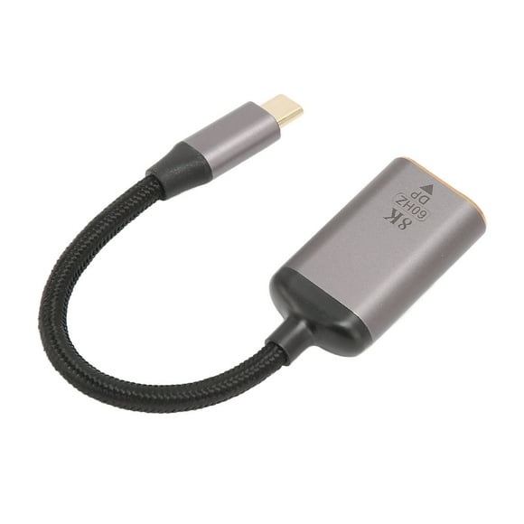 USB C Male To DP Female Adapter, 8K 30Hz USB C To DisplayPort Adapter 32.4Gbps Bandwidth Support DP 1.4 For Home