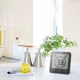thumbnail image 4 of Reloj de baño, reloj de temperatura y humedad con pantalla LCD, reloj despertador digital resistente al agua, control táctil ℃/℉, cuenta regresiva de temperatura de humedad kaili Sencillez, 4 of 5