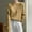Gold, variant on Olyvenn Women Long Sleeve Cable Knit Casual Sweater, Loose Crewneck Fall Sweaters Pullover Solid Color Comfy Daily Tops Gold S