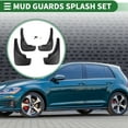 thumbnail image 2 of Unique Bargains Guardabarros Splash 1 Juego de Guardabarros para Volkswagen Golf (Hatchback) 1999-2005, 2 of 6