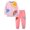 Pink, variant on mgoYE Toddler Baby Girl Outfit Fall Winter Girl Clothes Long Sleeve Cute Cartoon Sweatshirts Pants Outfits