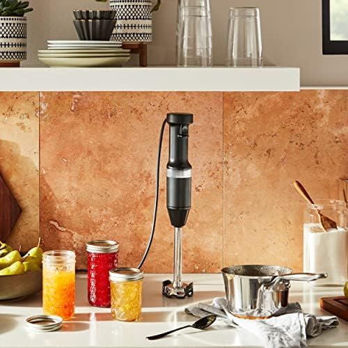 Variable Speed Corded Hand Blender KHBV53, Matte Black