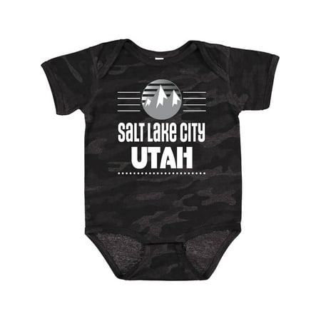 

Inktastic Salt Lake City Utah Mountains Gift Baby Boy or Baby Girl Bodysuit
