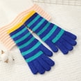 thumbnail image 2 of Hellosay Winter Gloves Women Knit Thermal Warm Touch Screen Gloves Christmas Gifts Blue, 2 of 4