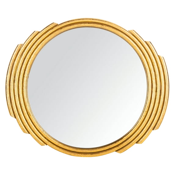 Safavieh Rossi Radiant Swirls Round Mirror, Gold Foil