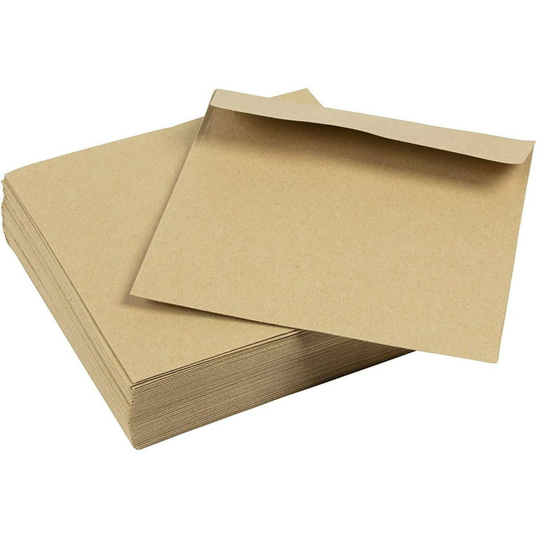 Pack of 10 Blank Cards With Envelopes, 5.5in X 8 in Blank Cards, Handmade  Kraft Card Set 
