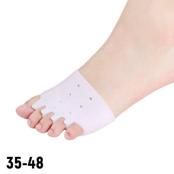 Silicone Toe Separators 1 Pairs - Bunion Corrector for Women Men Breathable Soft Toe Spacers for Foot Pain Relief