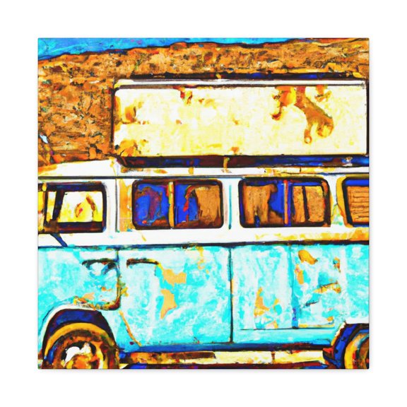 Camper Van Pop Party - Canvas
