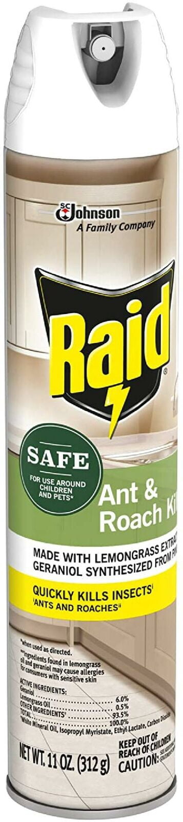 Raid Ant and Roach Killer, Aerosol Spray with Essential Oils (12)