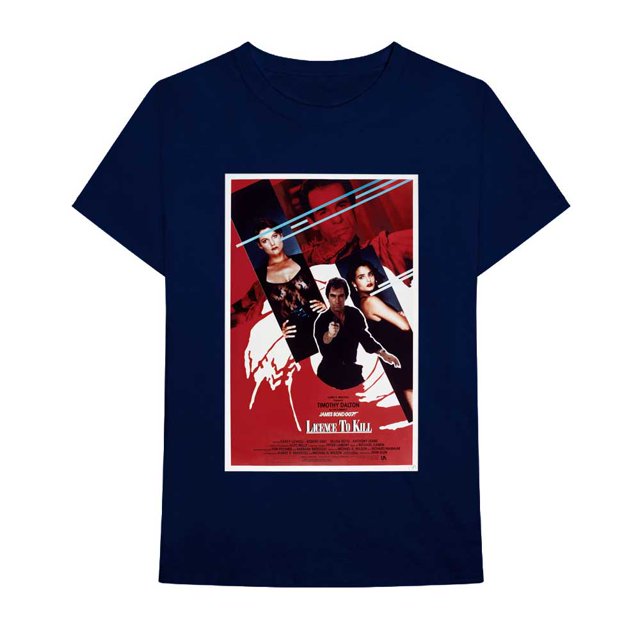 James Bond 007 T-Shirt Unisexe Affiche Permis de Tuer