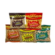 Nagaraya Cracker Nuts Bundle with 5 Assorted Flavors in a Pack (Original, BBQ, Garlic, Hot and Spicy and Adobo)