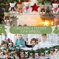 thumbnail image 3 of 12-48Pcs Christmas Stuffed Animal Bear 6 Inch Christmas Small Plush Bear Cute Bear Stuffed Animals Xmas Plush Bear Toys for Xmas, 3 of 4
