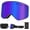Blue, variant on Ski Snowboard Goggles, OTG Anti Fog Interchangeable Lens, UV Protection, for Men Women Youth Adult