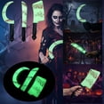 thumbnail image 1 of Cuchillo de Utilería Luminoso con Sangre para Halloween | Machete de Cocina de Plástico | Accesorio para Cosplay con Manchas de Sangre de Terror | Verde | 36 X 10,5 Cm | Xmj250908003A, 1 of 6