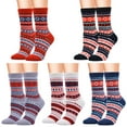 thumbnail image 2 of Fuzzy Socks, LOFIR Christmas Socks Women, Womens Tube Crew Socks Cozy Warm Winter Ladies Socks, Xmas Plush House Socks Gifts for Woman Christmas Gifts, 2 of 8