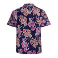 thumbnail image 3 of High Quality Hawaiian Shirts for Men Short Sleeve Aloha Beach Shirt Floral Summer Casual Button Down Shirts Blouses XZM5NR, 3 of 7