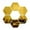 6pcs Gold, variant on 3/6/12pcs 3D Hexagon Mirror Wall Sticker DIY TV Background Living Room Stickers Wall Decor Bedroom Bathroom Home Decoration