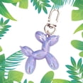 thumbnail image 3 of Llavero Con Forma Perro Con Globo Llavero Kawaii para Mujeres Y Niñas (azul Morado Oscuro), 3 of 9