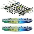 thumbnail image 3 of Rush Creek Creations Reel Salty Fishing Rod Wall Storage 11 Rod Capacity - Reel Salty Marine Grade, 3 of 8