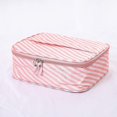 thumbnail image 3 of Bolsa de maquillaje de viaje, caja de maquillaje, organizador, bolsa de almacenamiento portátil, cepillo de cosméticos, 3 of 5