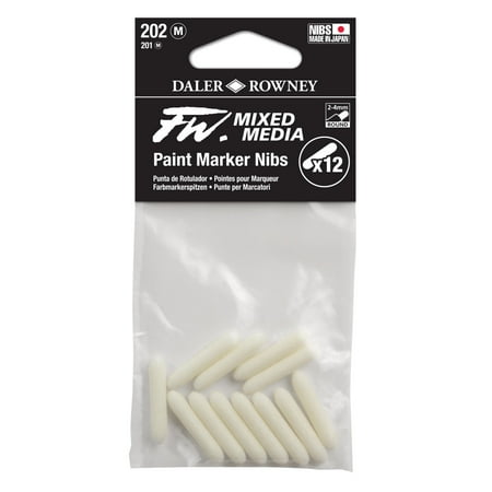 UPC: 5011386108797 | Daler-Rowney FW Marker Nib Set 5  4mm Round  12-Pieces