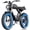 1500W-30MPH, variant on KICKWEY Electric Bike for Adults, 1500W/3000W 30-35MPH,48V23AH, Max 75Miles Electric Motorcycle 20" Fat Tire Dirt Bike, Shamano 7-Speed E-Bike Dual Shock Absorber,UL2849