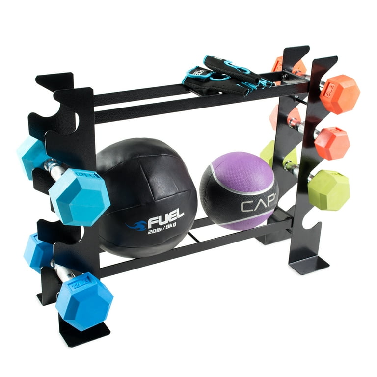 Fuel Pureformance by CAP Dumbbell and Fitness Accessories Storage Rack