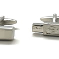 thumbnail image 4 of Perfect Cufflinks USB Connector Computer Cufflinks Fun Cool Technology, Comes with Gift Box, 4 of 6