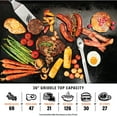 thumbnail image 6 of Blackstone Original 36” Omnivore Propane Griddle with Folding Side Shelves, 6 of 12
