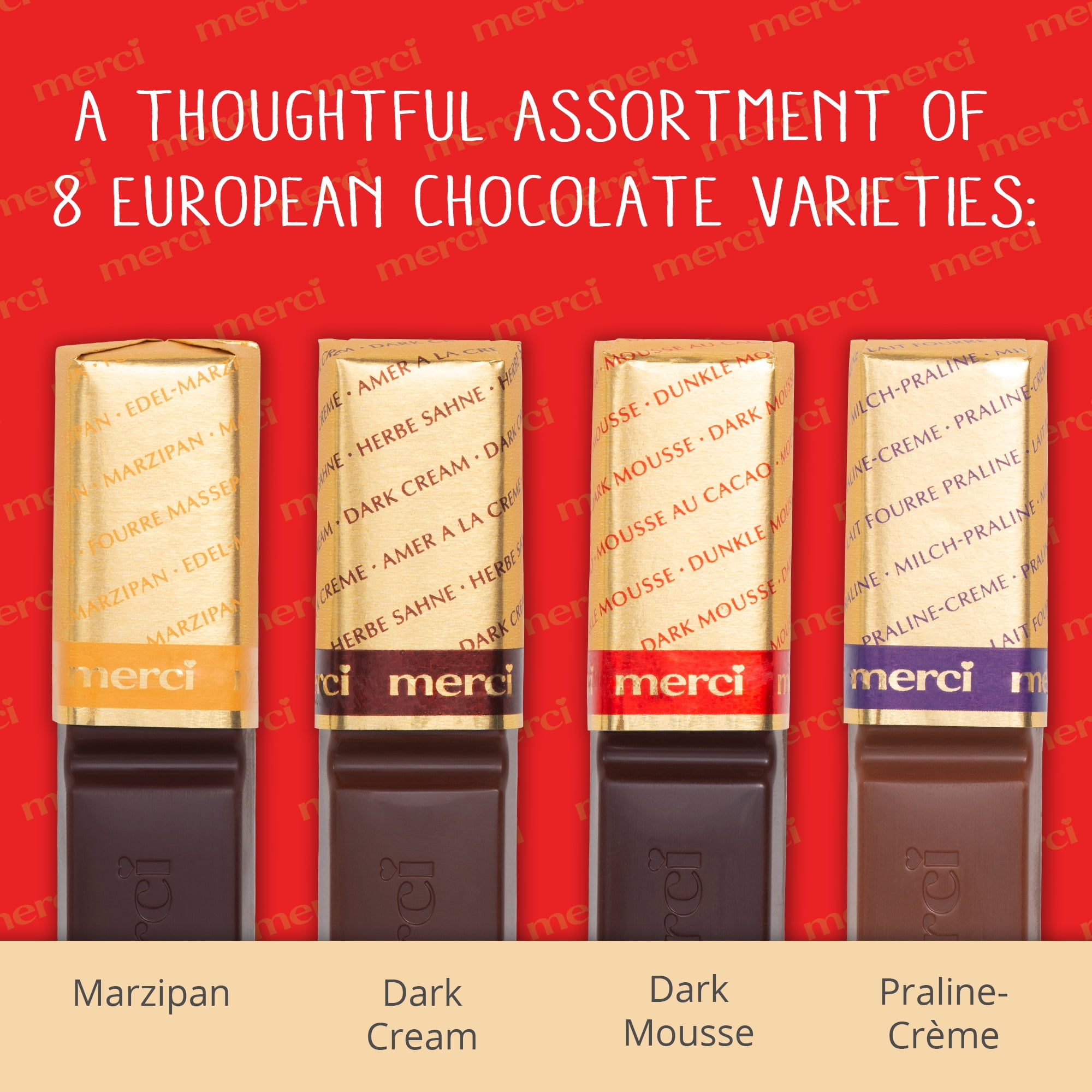Merci Finest Assortment Of Eight European Chocolate Gift Box 7 Oz Walmart Com Walmart Com Merci Finest Assortment Of Eight European Chocolate Gift Box 7 Oz Walmart Com Walmart Com