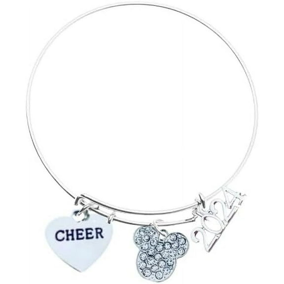 2024 Cheerleading Summit Bracelet for Cheerleaders, Cheer Bracelet, Cheerleader Gift,Summit Gift, D2 Summit Disney, Rhinestone Minnie