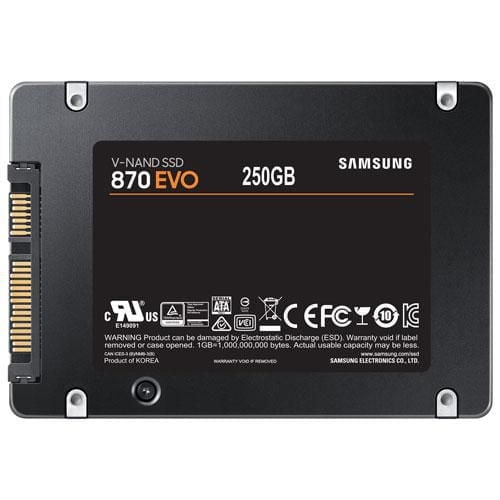 内蔵型SSD SAMSUNG 250GB SSD Samsung 870 EVO 250GB SATA III Internal Solid State Drive - Walmart.ca