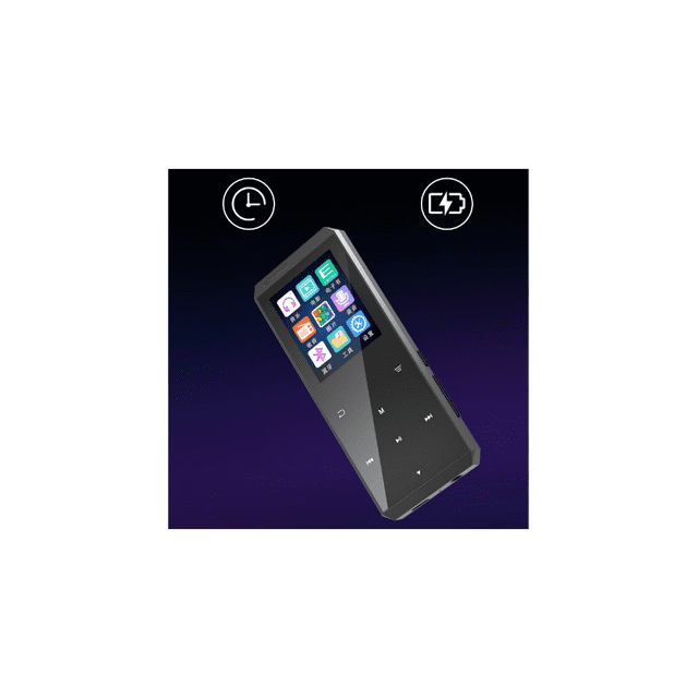 4.0 con tarjeta de memoria de 8 GB, pantalla LCD de 1,8 pulgadas, compatible con hasta 128 GB, grabación de vídeo/voz/radio FM, lector de libros electrónicos, color negro