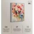 thumbnail image 2 of Soft Lush Pastel Canvas New Floral Wall Art by Art Remedy, Silver Frame, 10" x 15", 2 of 7