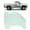Right Light Green, variant on Kojem LH Front Door Window Glass for 1999-2006 Sierra Silverado/ 07 Classic Pickup Driver Side