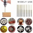 thumbnail image 5 of Micro Twist Drill Bit Set - 10Pcs 0.6mm-2.2mm Tiny Drill Bit 2.35 Shank HSS Mini Engraving Drill Bits Hole Drilling Tool, 5 of 5