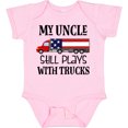 thumbnail image 3 of Inktastic My Uncle Still Plays with Trucks Boys or Girls Baby Bodysuit, 3 of 5