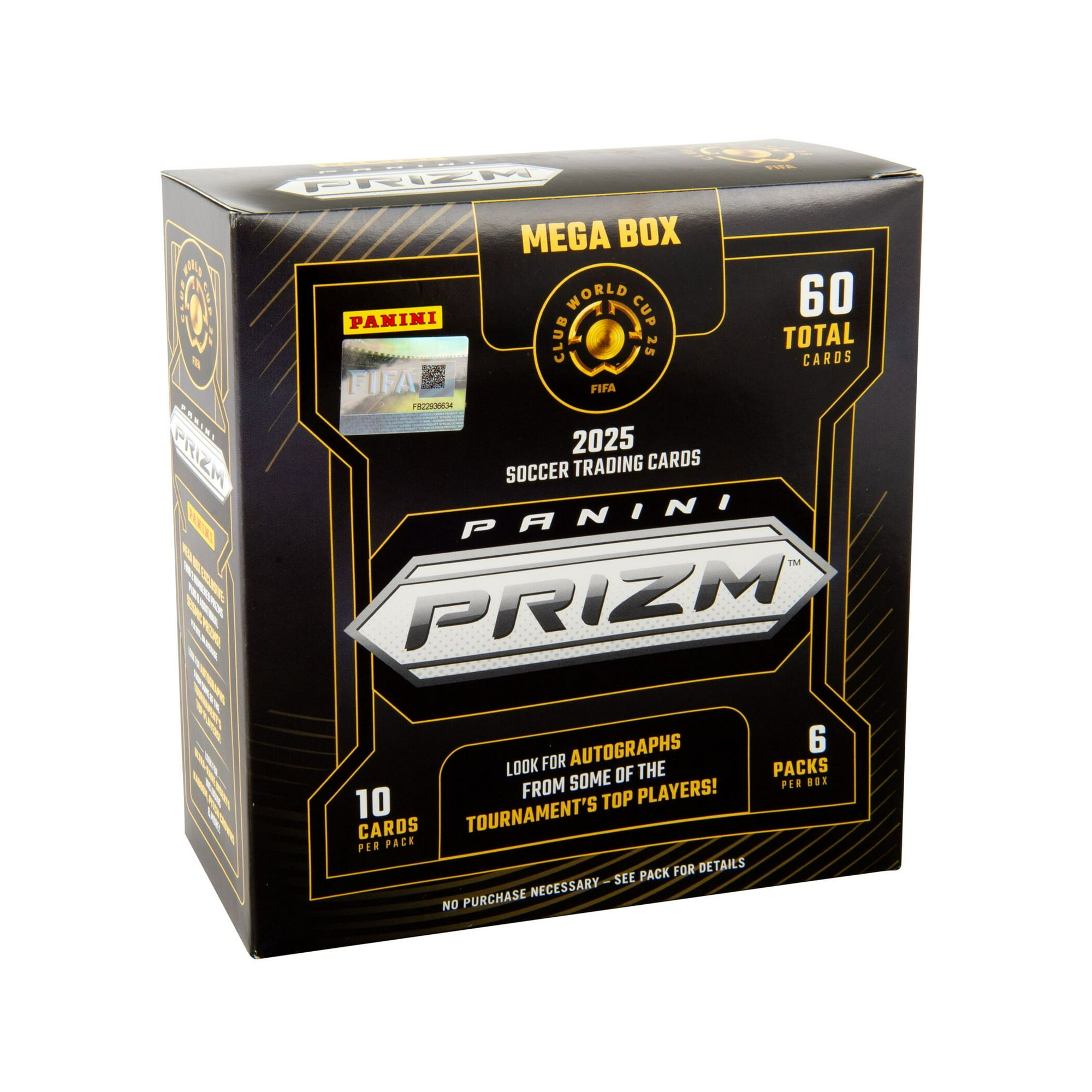 2025 Panini FIFA Prizm Soccer Trading Cards Mega Box - Walmart.ca