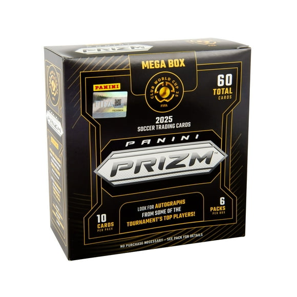 2025 Panini FIFA Prizm Soccer Trading Cards Mega Box