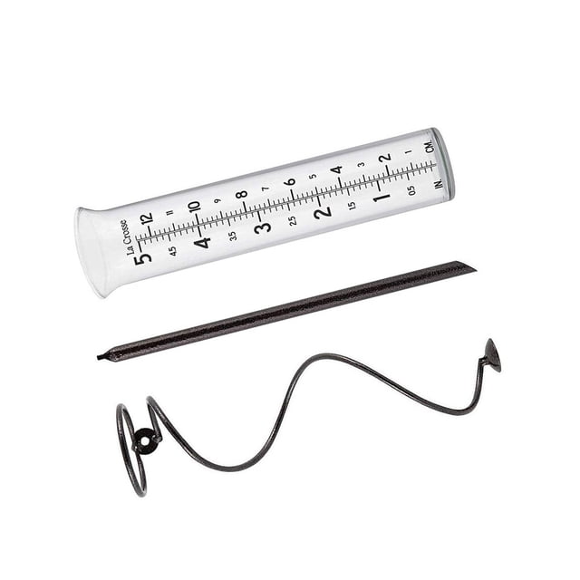 Monstrate Rain Measuring Cup Garden Gauge Gauging Tube Double Measurement Tools Scale Accurate Meter for Yard Decoration Paraguas de lluvia