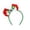 Green2, variant on DFEK Sports Event Headbands for Women Cheerleading Colorful Bowknot Hair Accessories Photo Taking Headpiece Supportive Girl Fans Red1 One Size